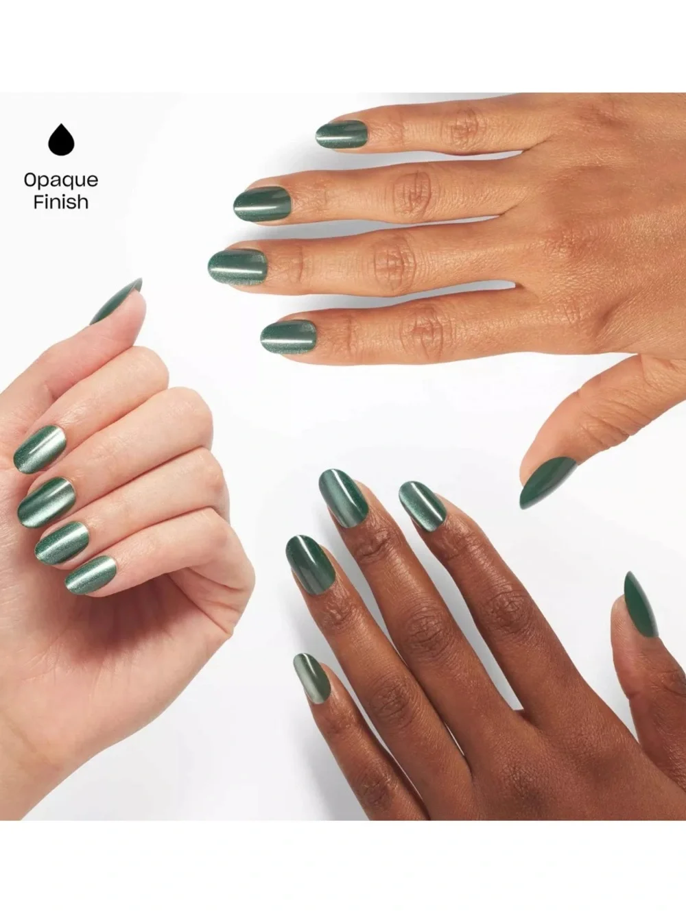 5/$25 OPI xPress/on green press on nails Feelin Capricorn-y